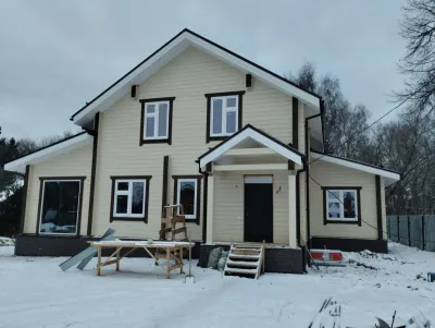 Проект: Индивидуальный проект двухэтажного дома из бруса 189,2м