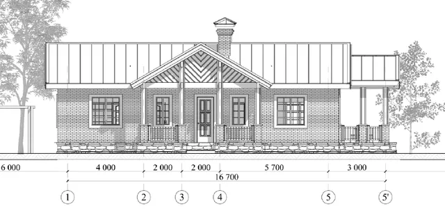 План фасад 4 "Ирвинг"