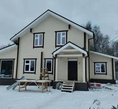 Проект: Индивидуальный проект двухэтажного дома из бруса 189,2м