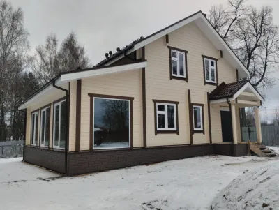 Индивидуальный проект двухэтажного дома из бруса 189,2м — фото 5